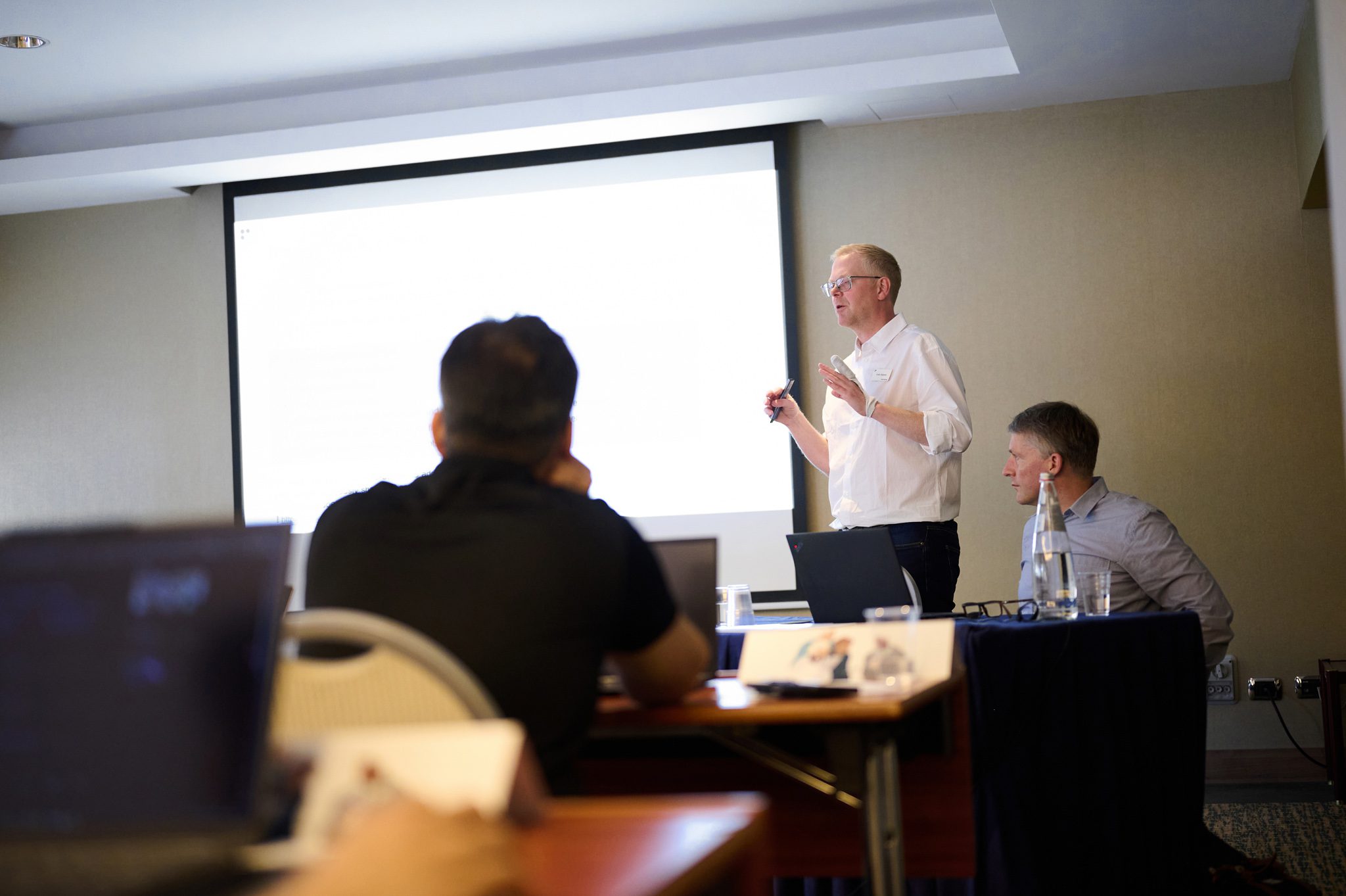 Erik Sjögren leading a workshop at PAGE